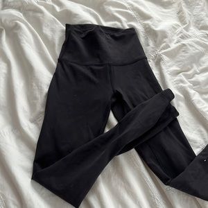 black lululemon align leggings 0 woman’s